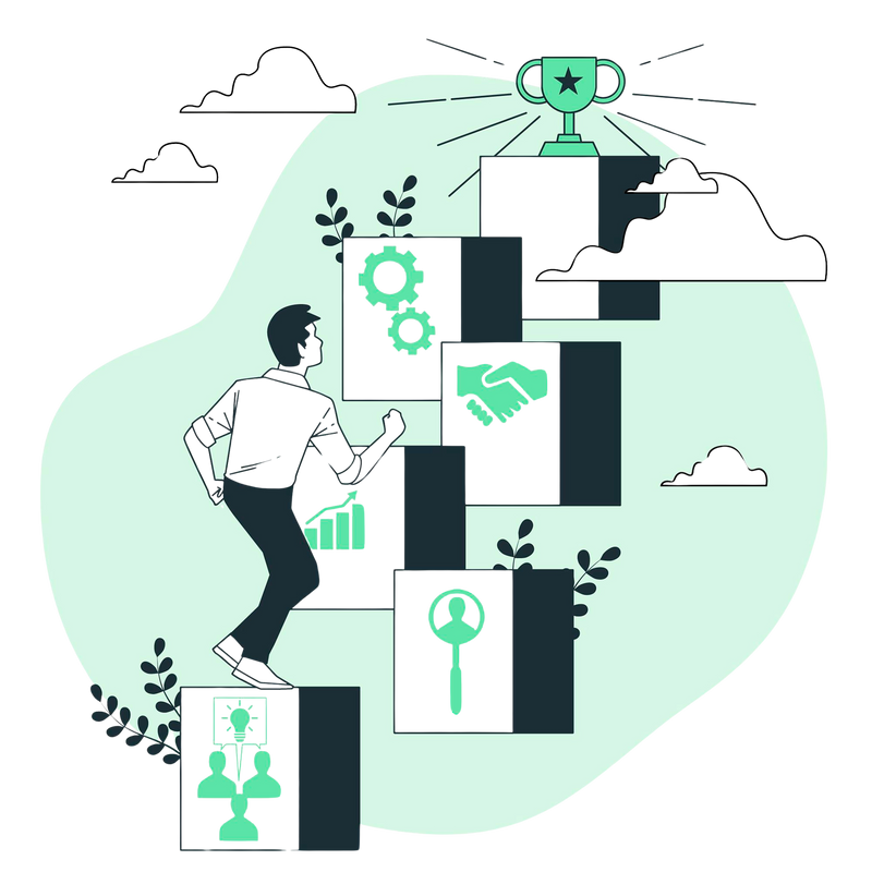 Steps Illustration